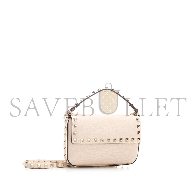 VALENTINO GARAVANI ROCKSTUD LEATHER BAG VW0P0W07VSH (19*12*3cm)